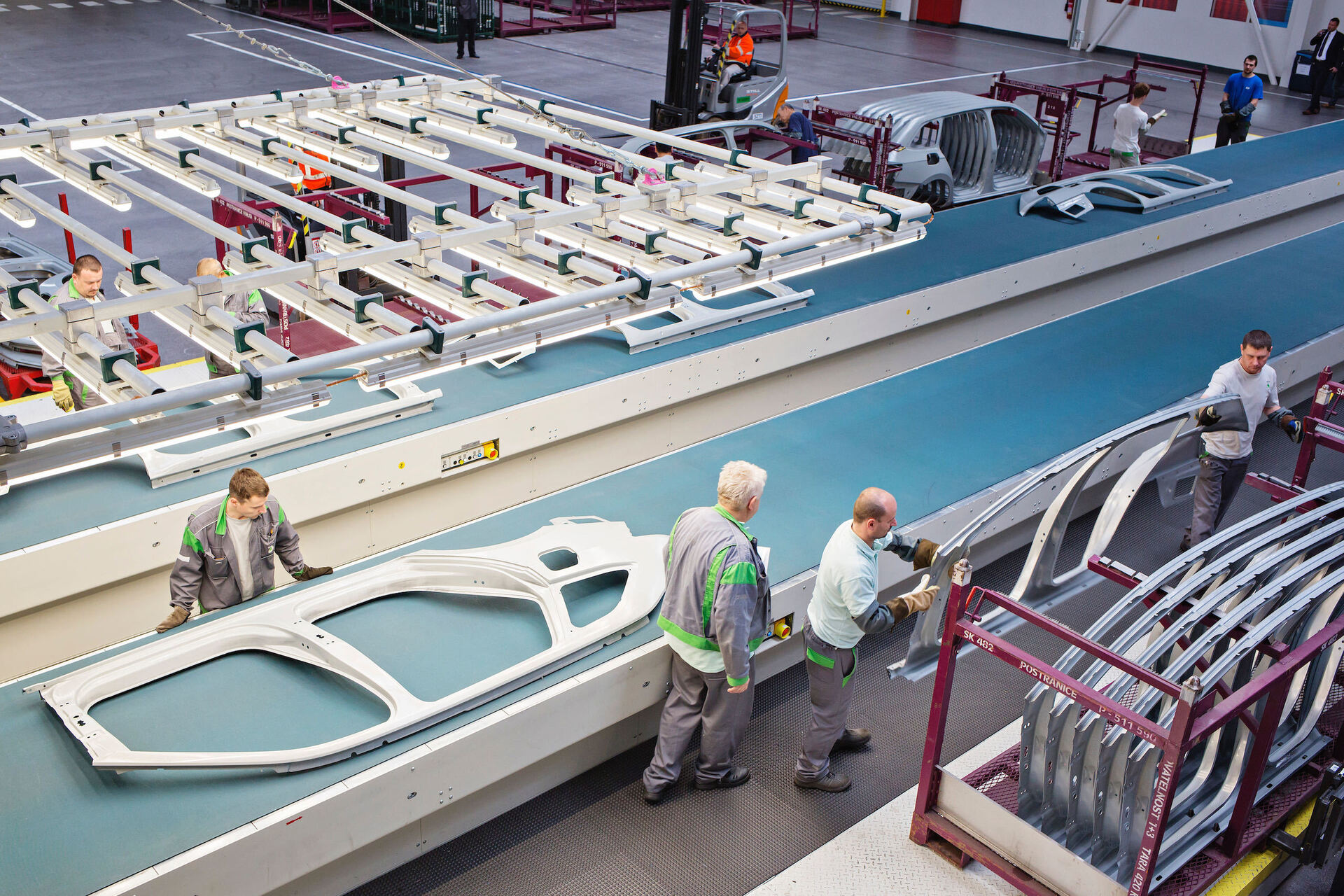 Lisovací linka PXL II Škody Auto