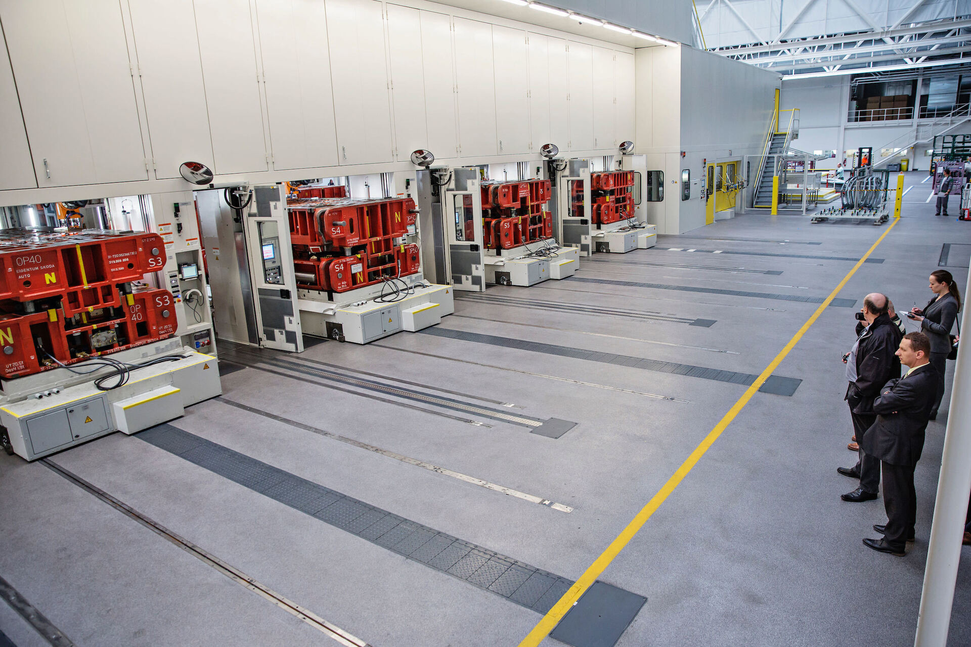 Lisovací linka PXL II v závodě Škody Auto