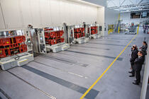 Lisovací linka PXL II v závodě Škody Auto