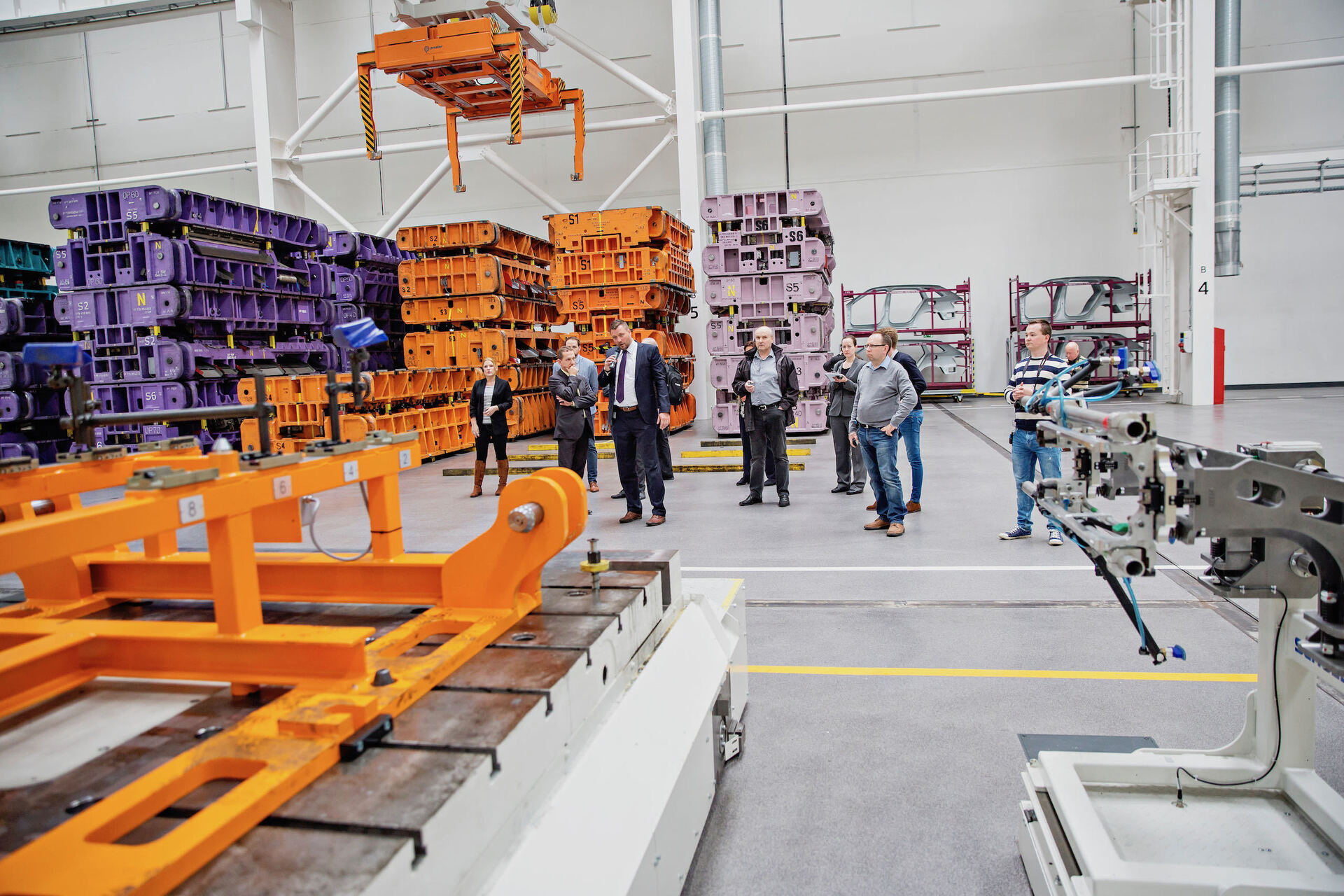 Lisovací linka PXL II v závodě Škody Auto