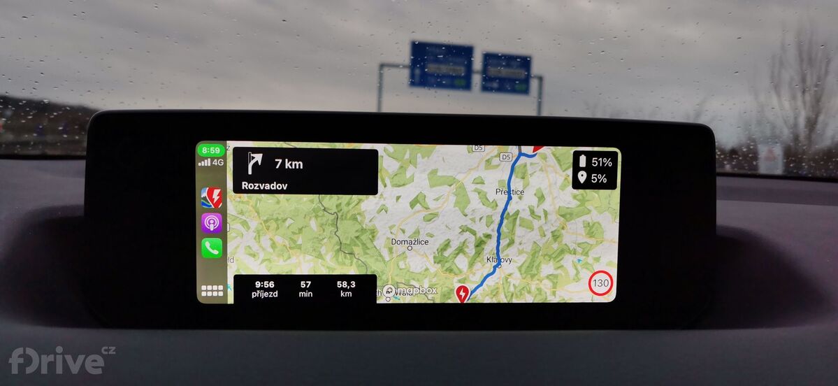 Mazda MX-30 - cesta do Alp