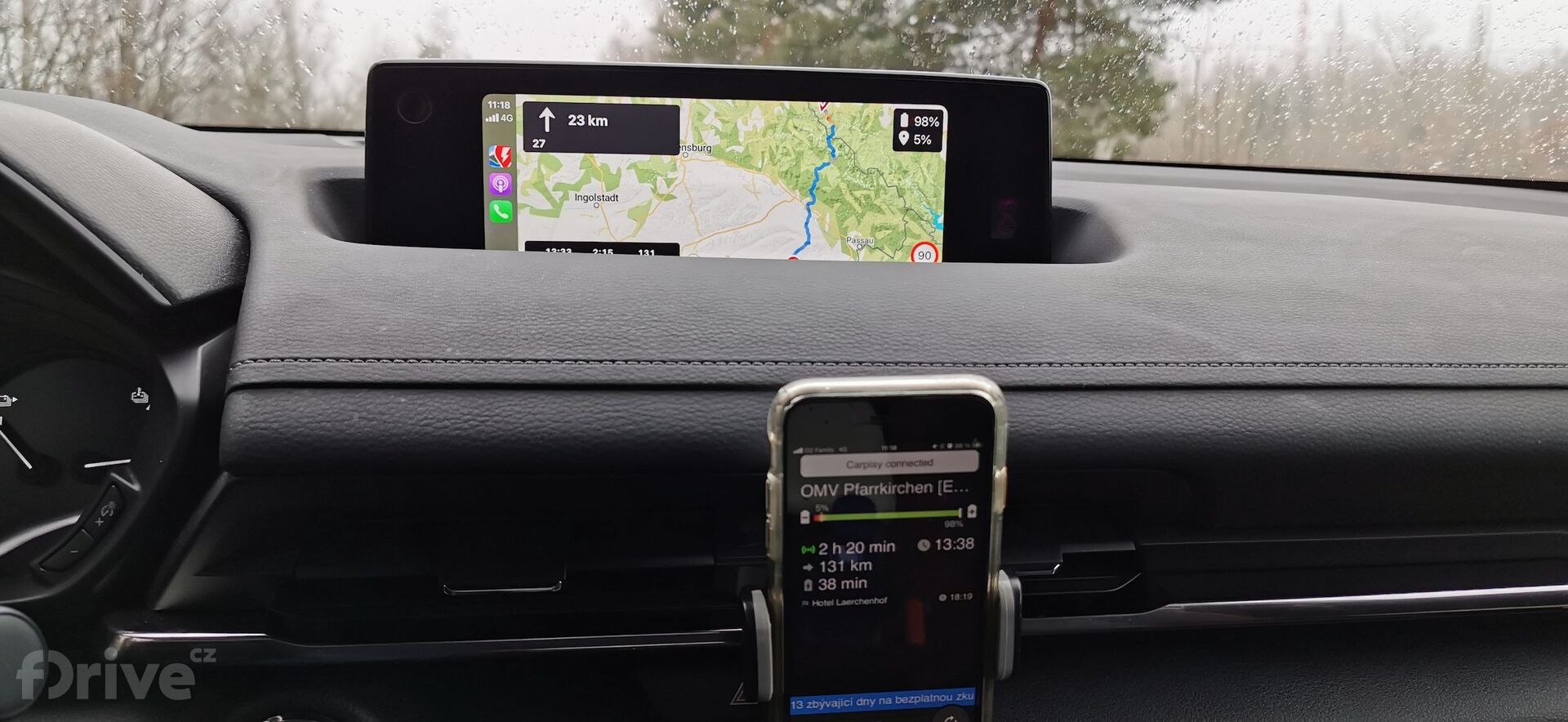 Mazda MX-30 - cesta do Alp