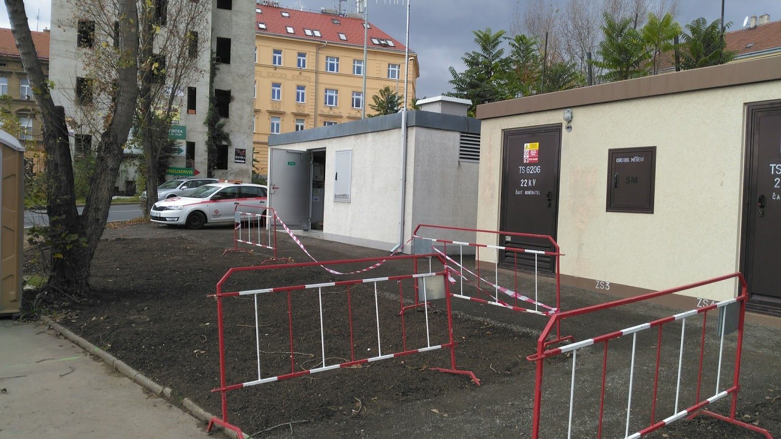 Měnírna pro trolejbusovou trať Prosecká