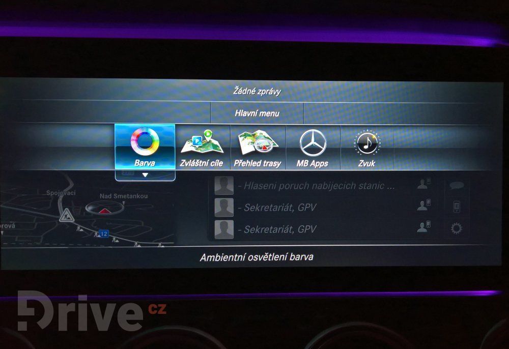 Mercedes-Benz E infotainment