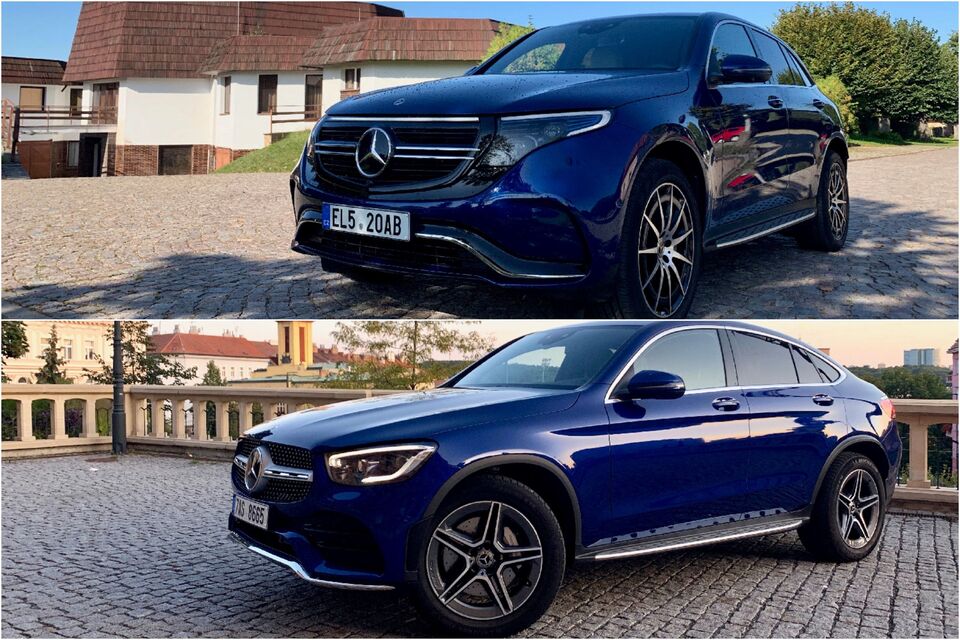 Mercedes-Benz EQC vs GLC kupé