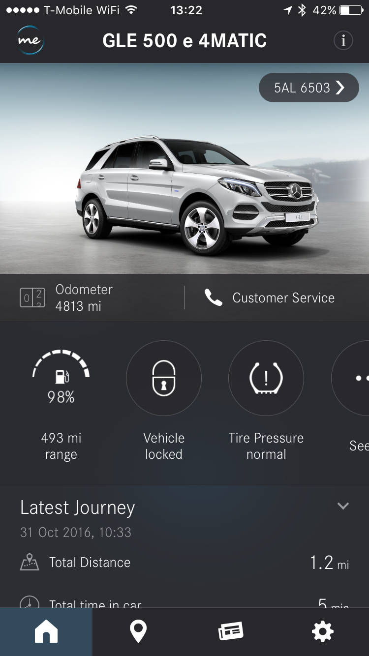 Mercedes Me na iPhonu