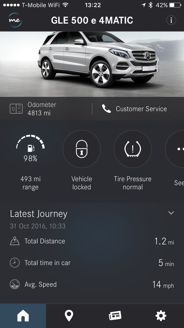 Mercedes Me na iPhonu
