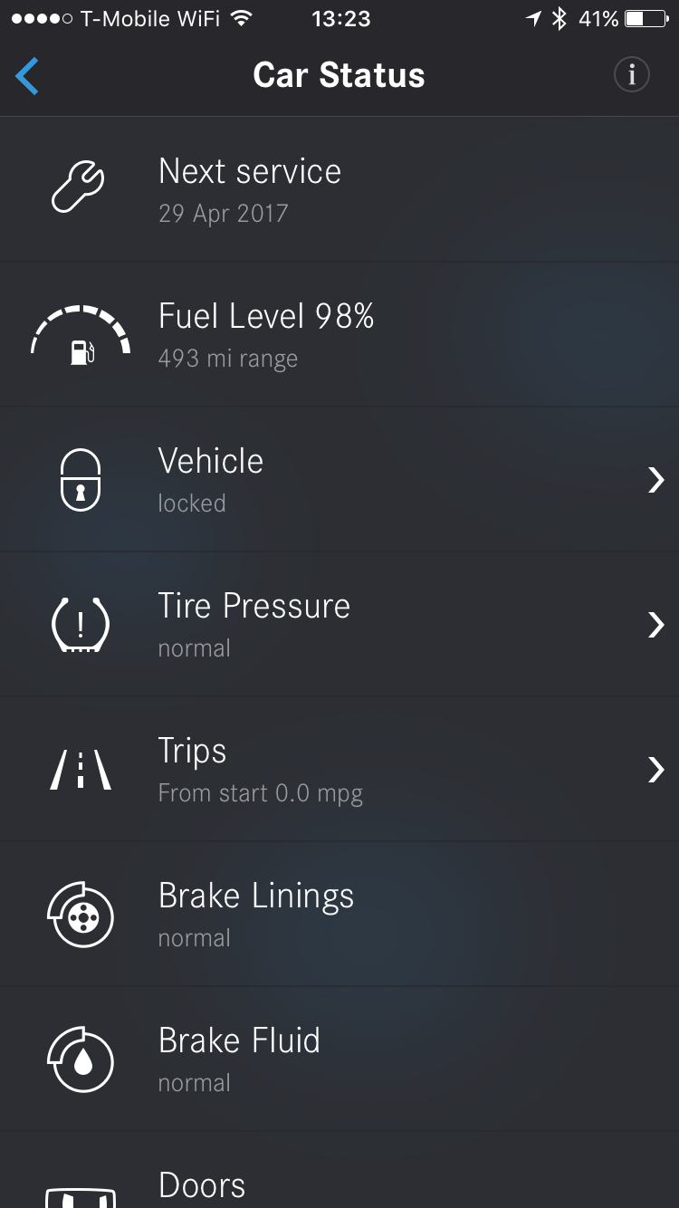 Mercedes Me na iPhonu