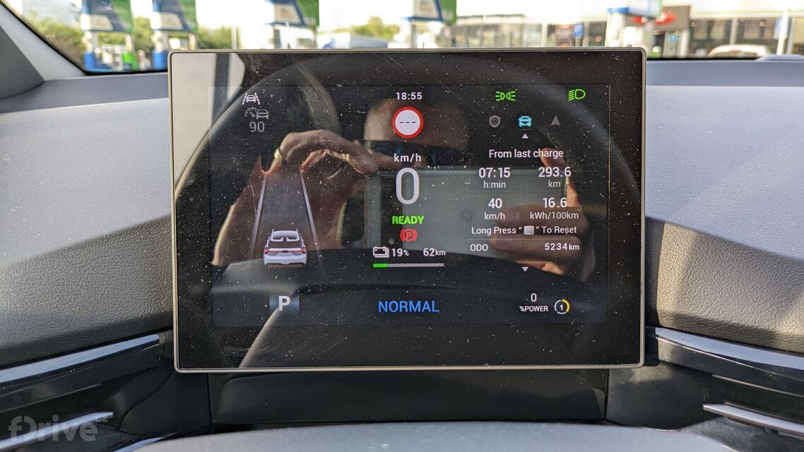 MG4 Electric - reálná spotřeba