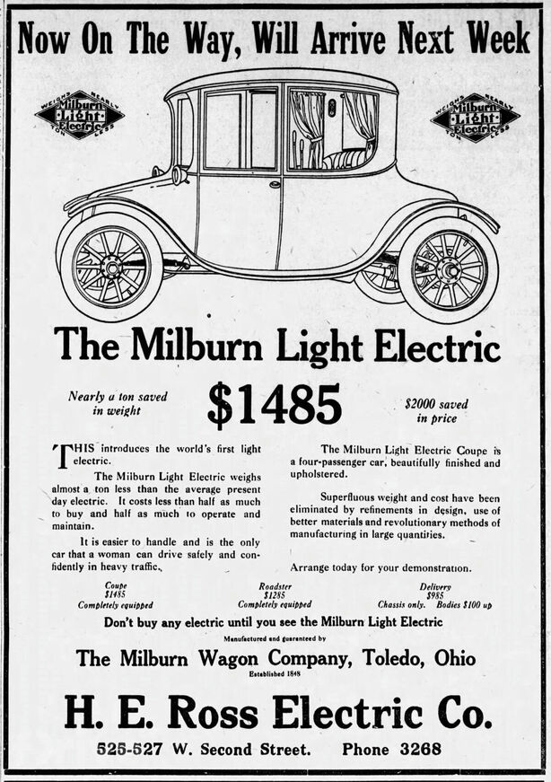 Milburn Light Electric Coupé