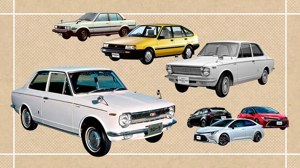 Model Toyota Corolla napříč celou svou historií