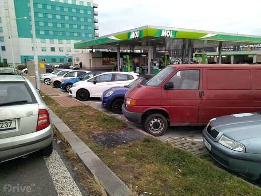 MOL, Praha 11 - Chodov, ul. Türkova do centra