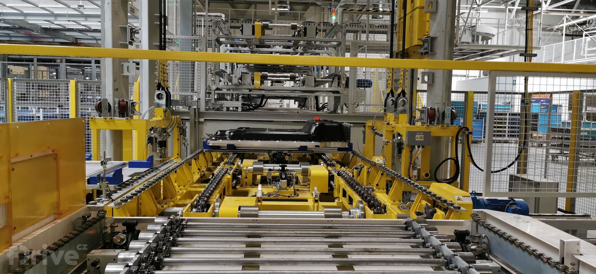 Montáž baterie v továrně Hyundai v Nošovicích