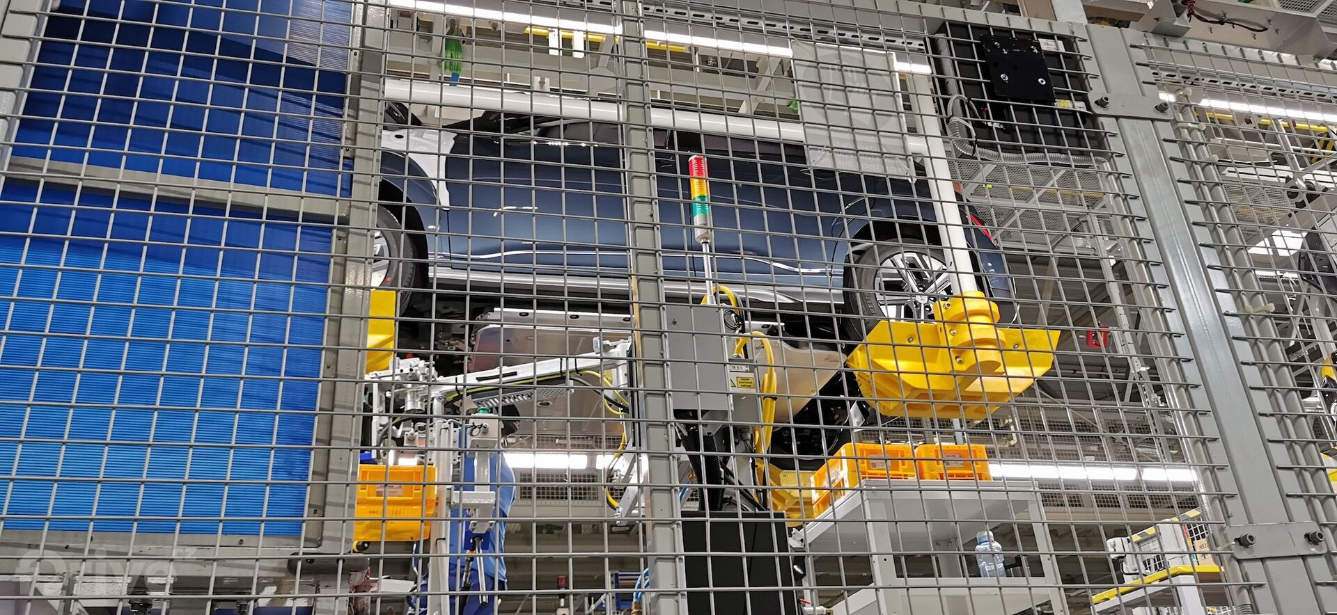 Montáž baterie v továrně Hyundai v Nošovicích