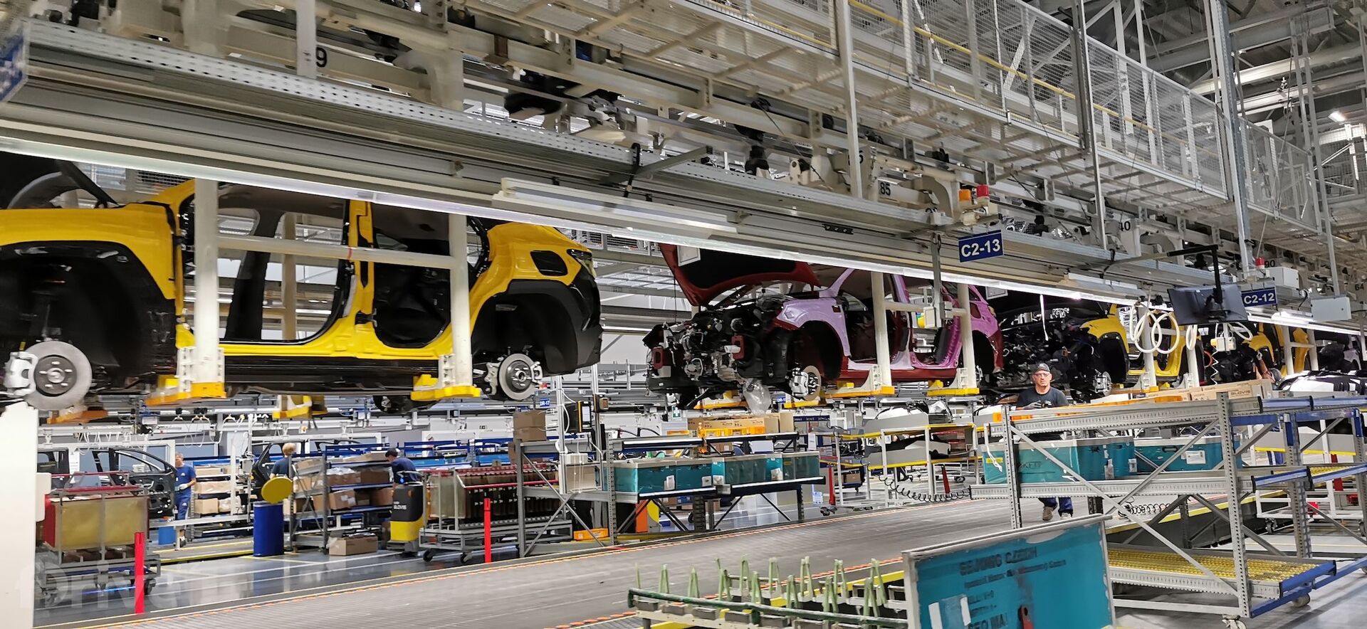Montážní linka Hyundai v Nošovicích