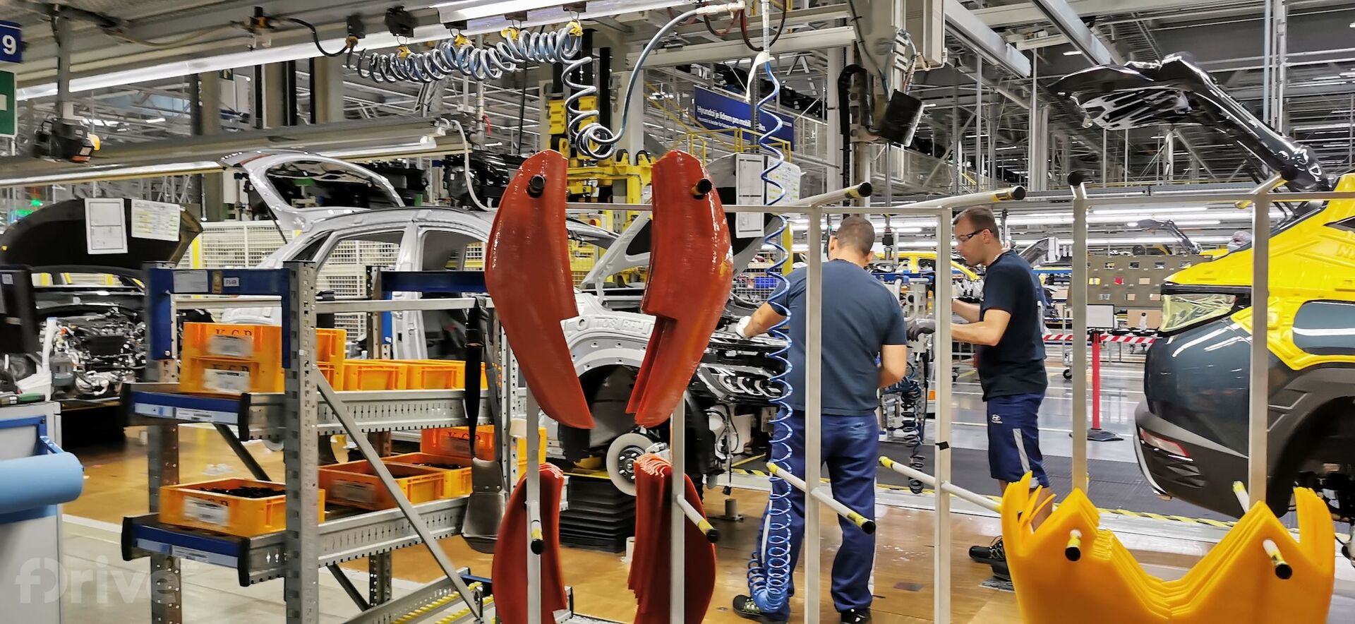 Montážní linka Hyundai v Nošovicích