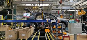 Montážní linka Hyundai v Nošovicích