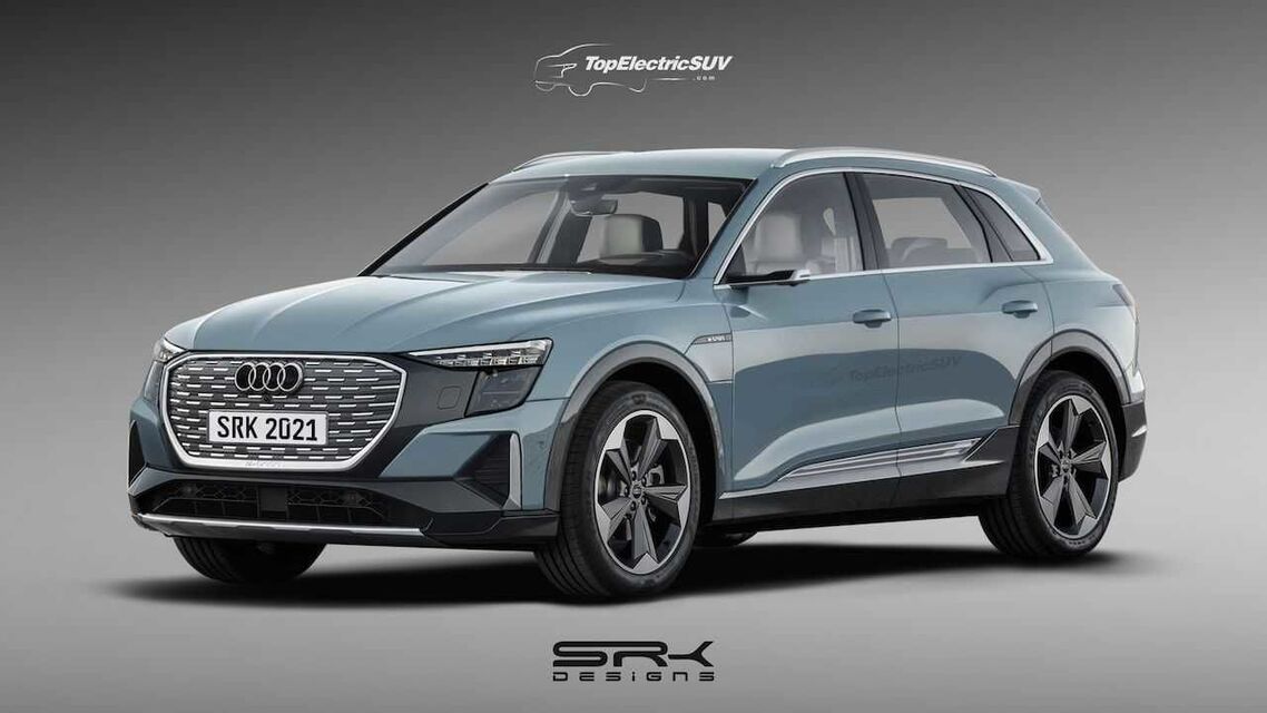 možná podoba Audi e-tron po faceliftu