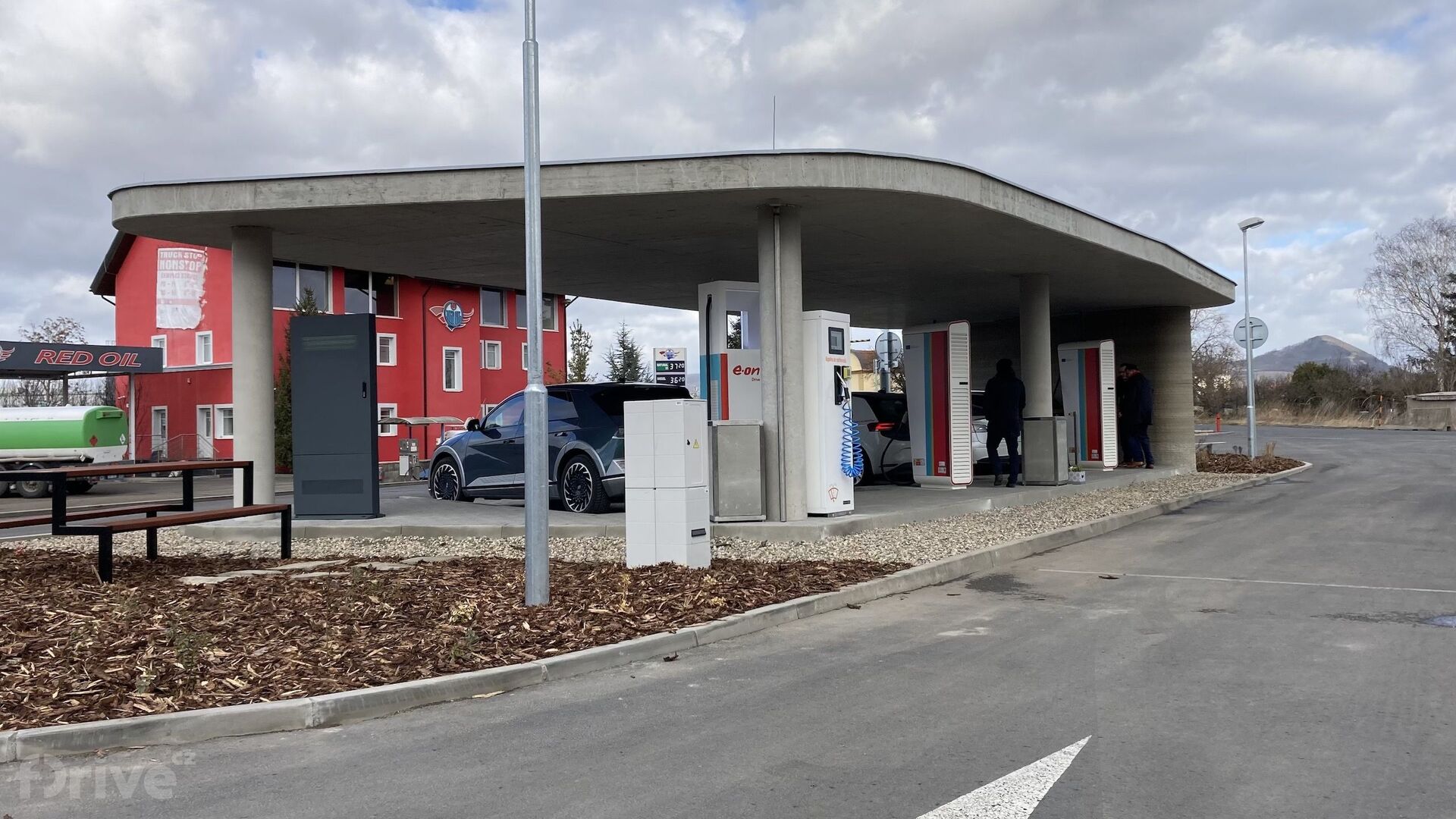 Nabíjecí hub E.ON v Sulejovicích