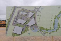 Nabíjecí hub Planá u Českých Budějovic - vizualizace