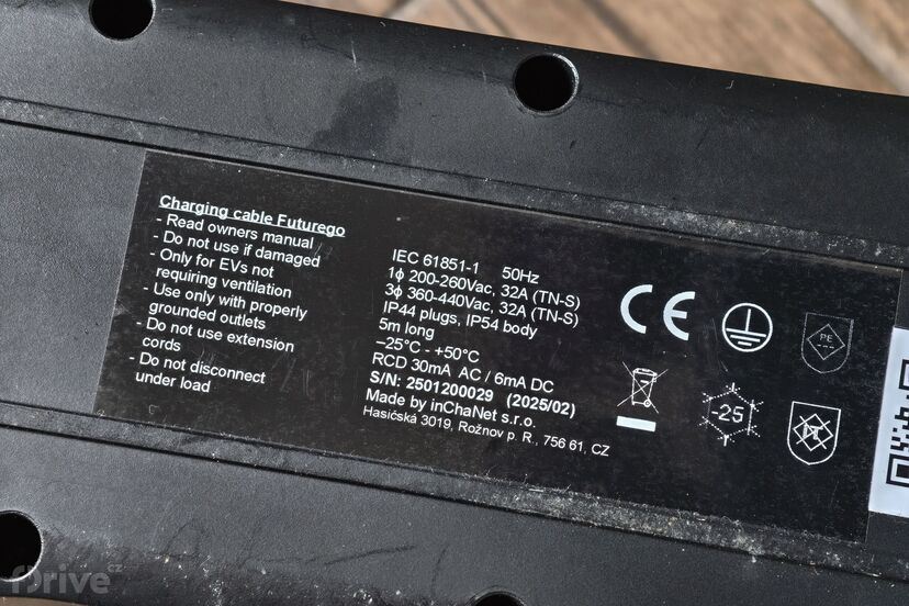 Nabíjecí kabel ČEZ futurego