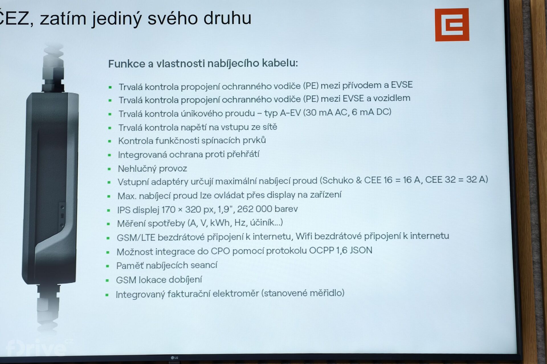 Nabíjecí kabel ČEZ futurego