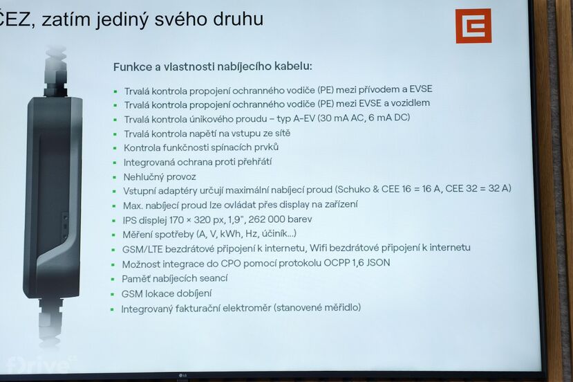 Nabíjecí kabel ČEZ futurego