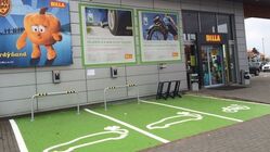 nabíjecí stanice Billa