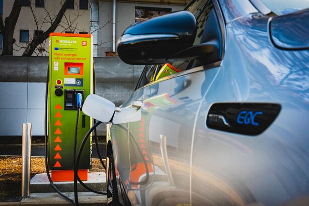 Nabíjecí stanice ČEZ