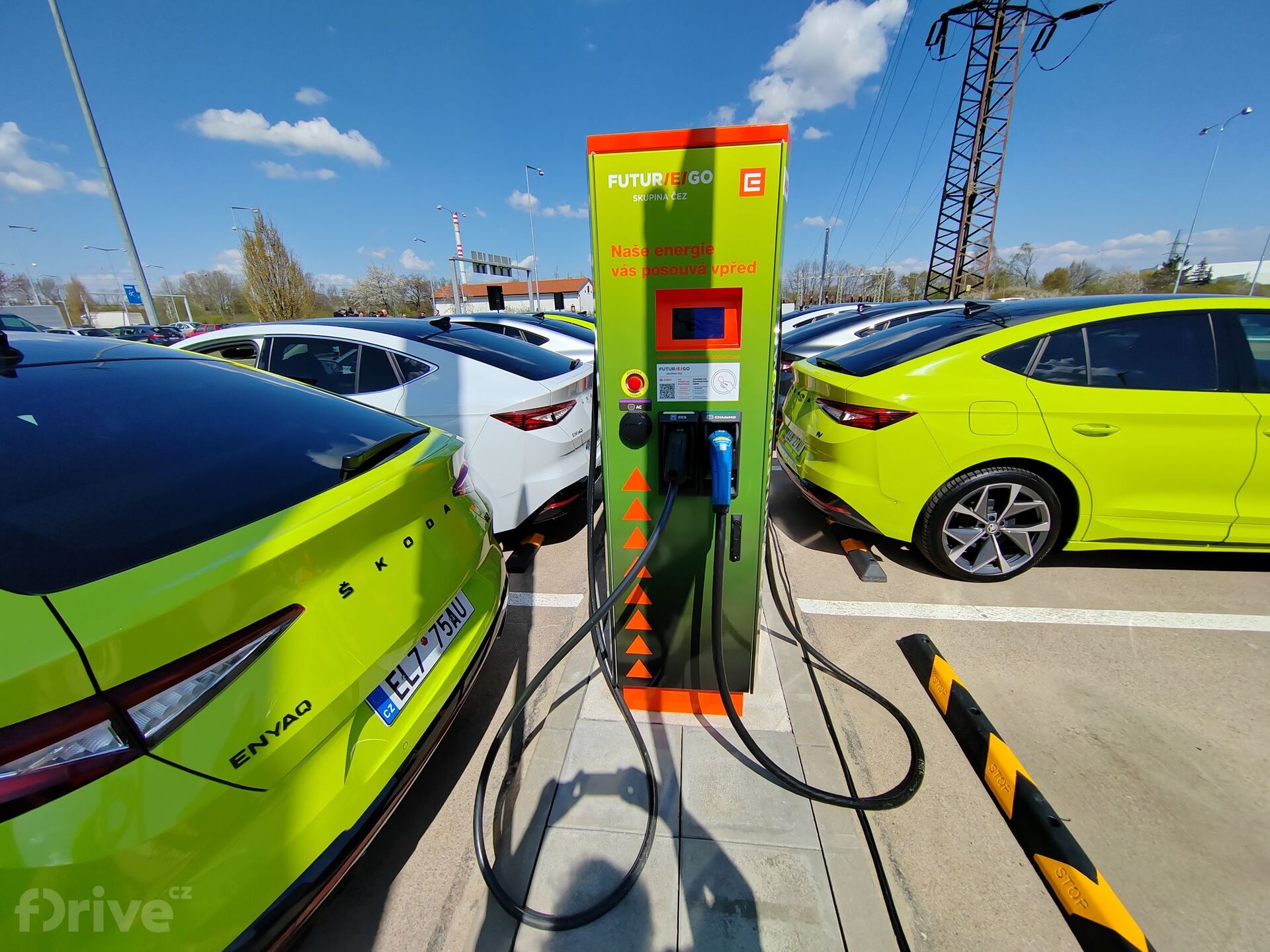 Nabíjecí stanice ČEZ Mladá Boleslav OC OIympia