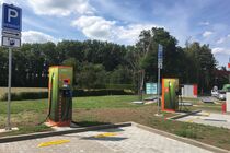 Nabíjecí stanice ČEZ ve Vysokém Mýtě