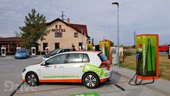 Nabíjecí stanice ČEZ Vystrkov