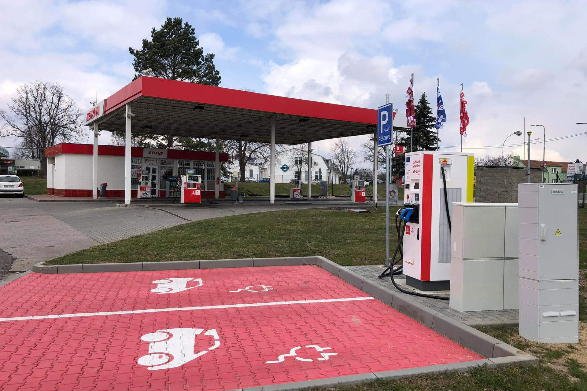 Nabíjecí stanice E.ON