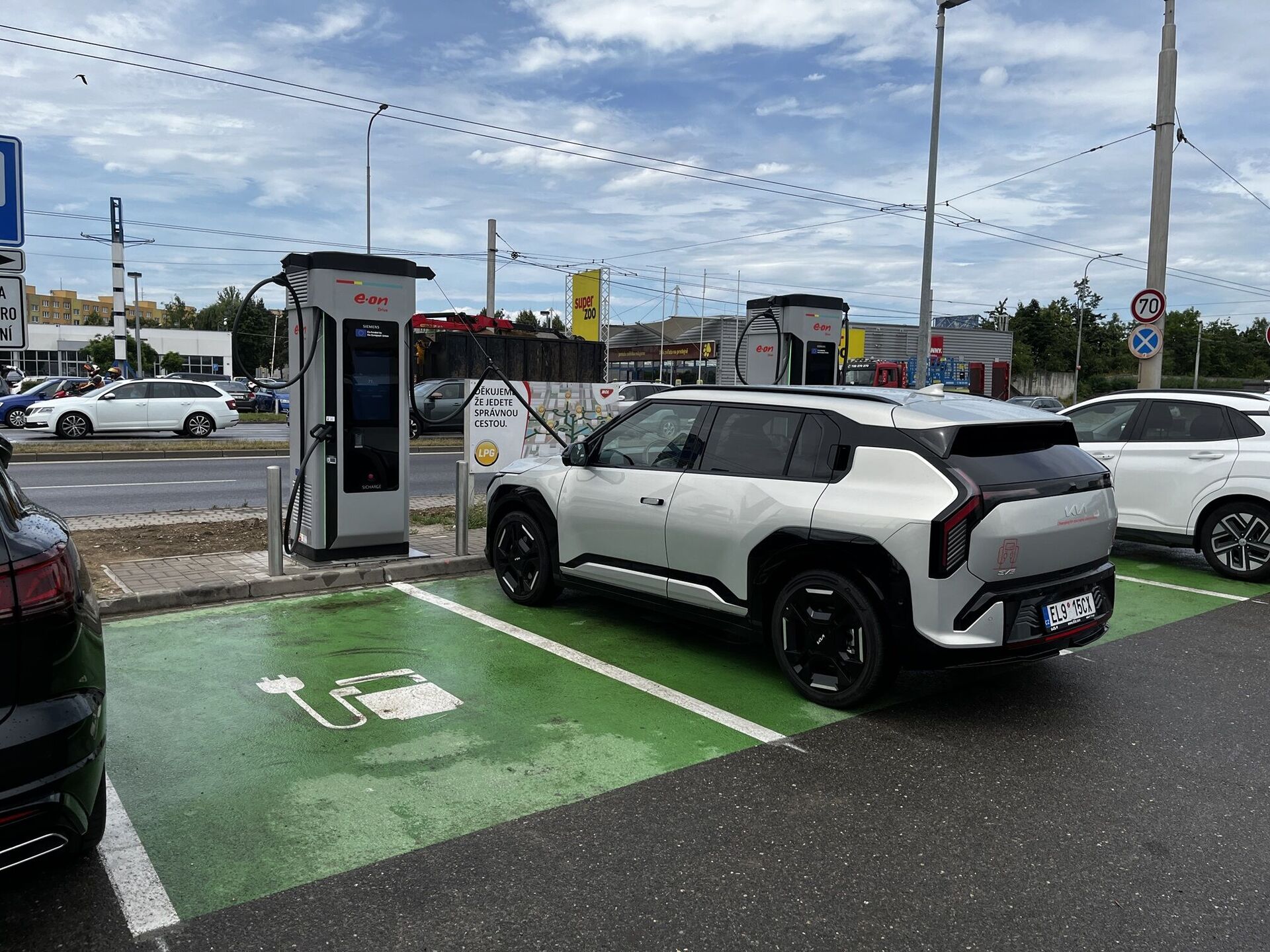 Nabíjecí stanice E.ON Drive České Budějovice