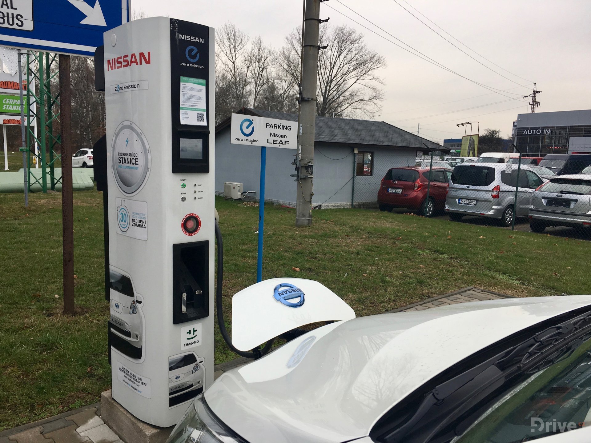 Nabíjecí stanice EV MAPA