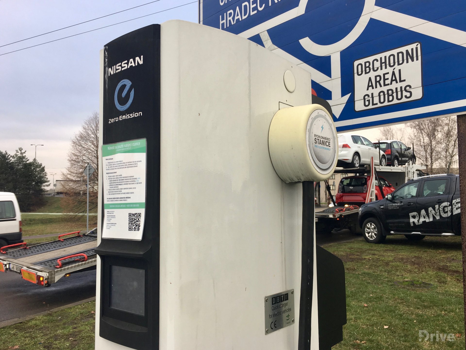 Nabíjecí stanice EV MAPA