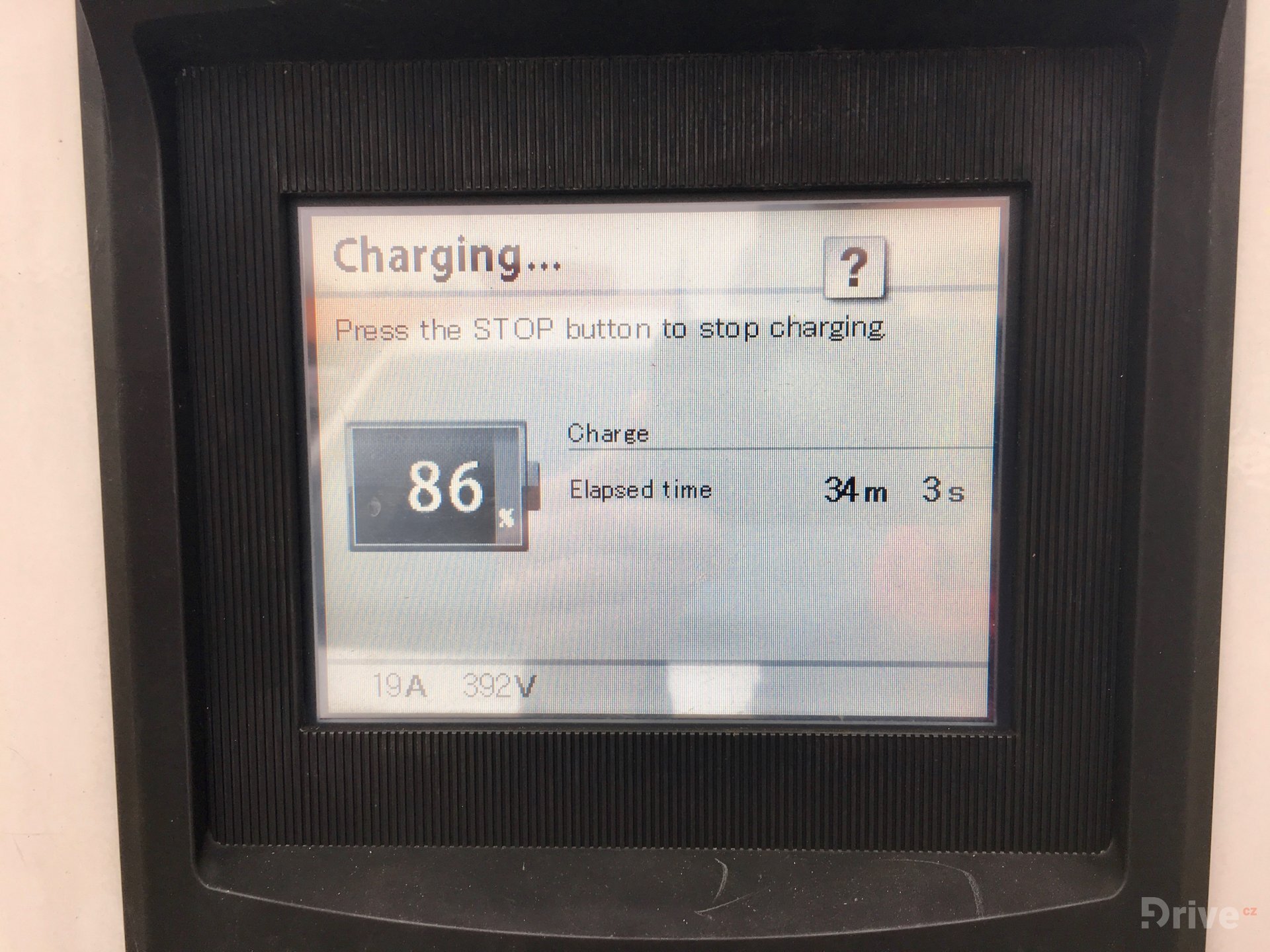 Nabíjecí stanice EV MAPA