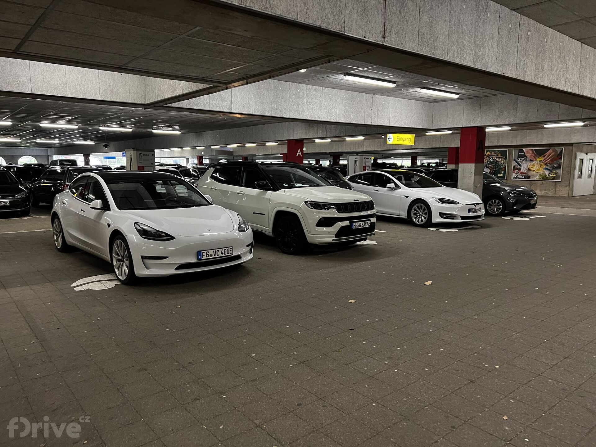 Nabíjecí stanice Ikea Drážďany