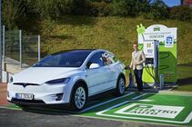 Nabíjecí stanice Lidl v Hlubočepích