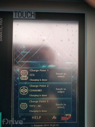 Nabíjecí stanice MOL