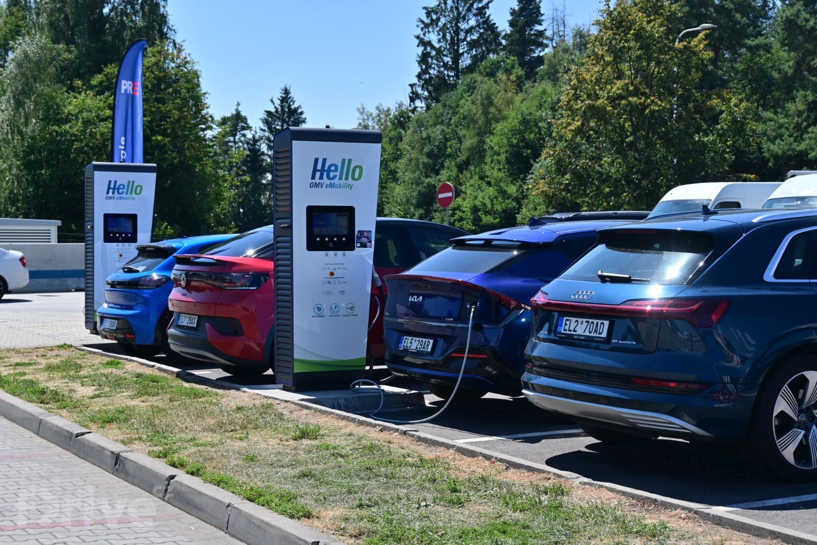 Nabíjecí stanice PRE D1 Mikulášov