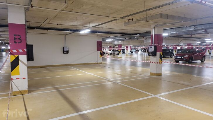 Nabíjecí stanice PRE Galerie Harfa