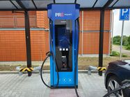 Nabíjecí stanice PRE na Pankráci se stojany Siemens