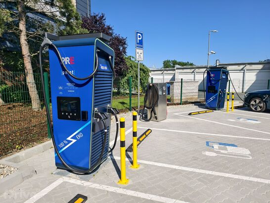 Nabíjecí stanice PRE s výkonem 400 kW