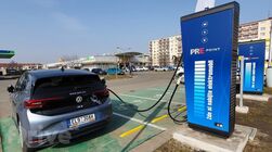 Nabíjecí stanice PRE u OMV