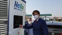 Nabíjecí stanice PRE u OMV