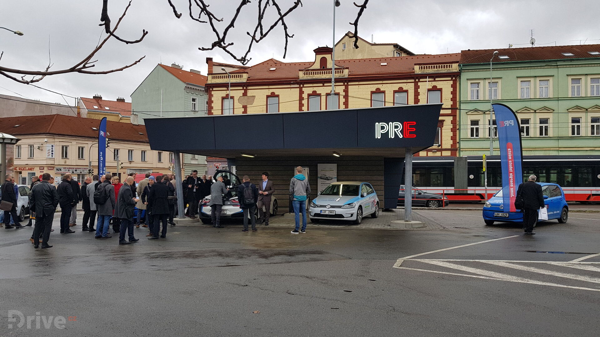 Nabíjecí stanice PRE v pražských Holešovicích