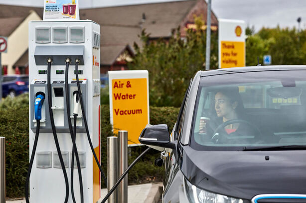 Nabíjecí stanice Shell