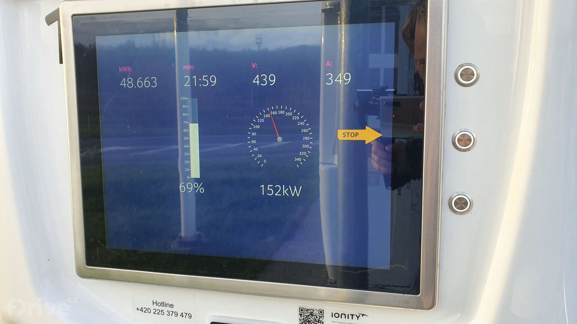 Nabíjení na Ionity