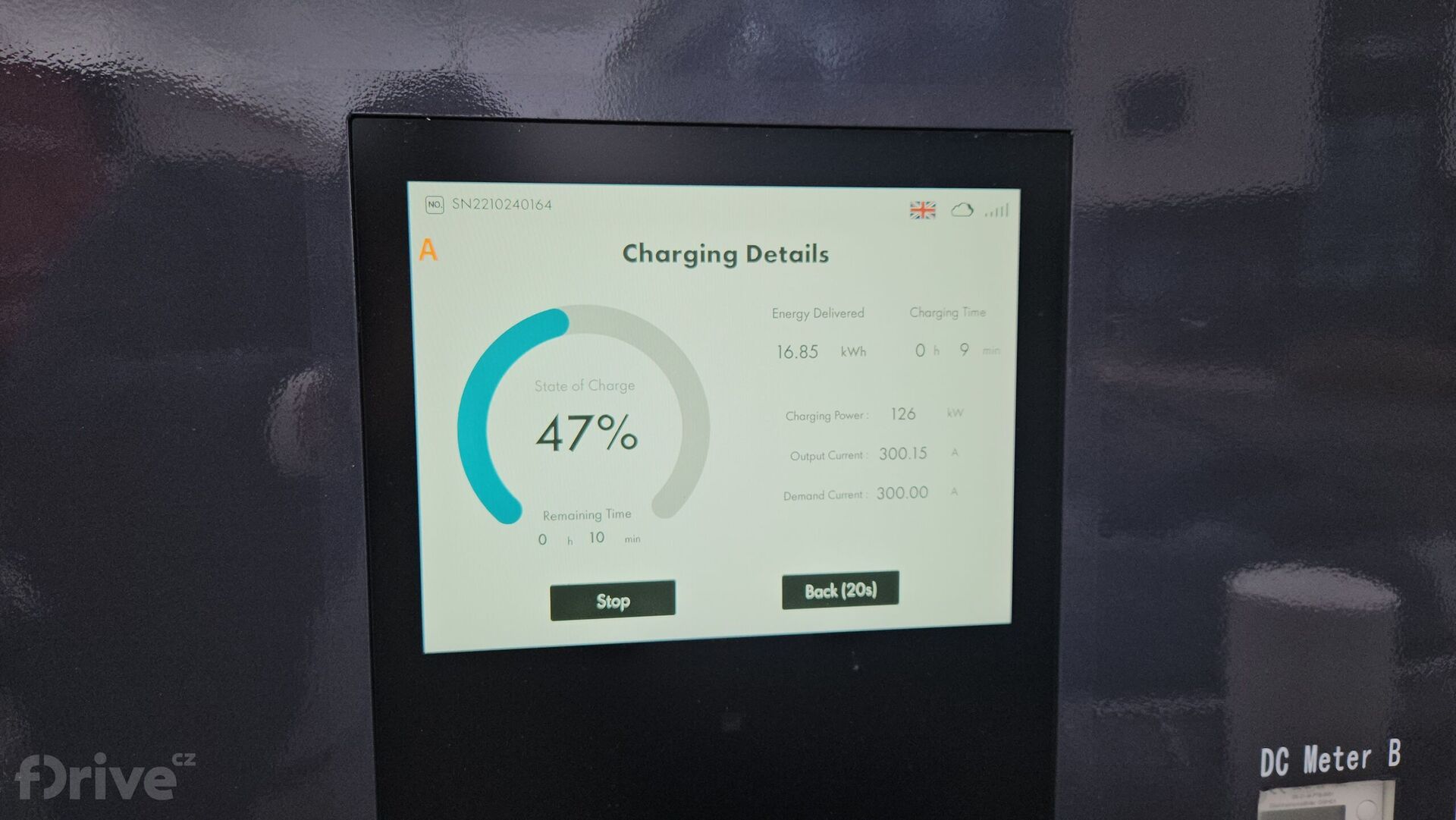 Nabíjení na Shell recharge v Česku